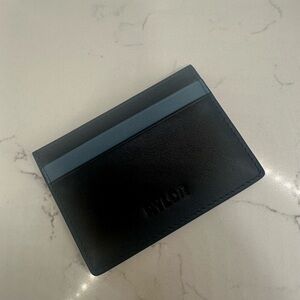 Stylish Black and Blue Card Holder